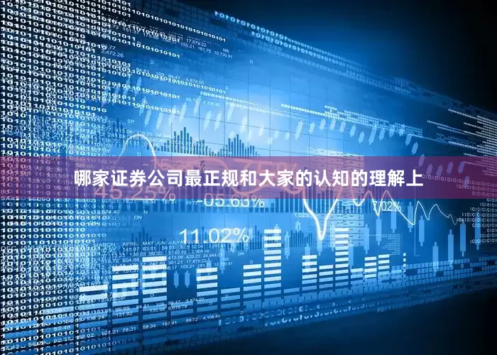 哪家证券公司最正规和大家的认知的理解上
